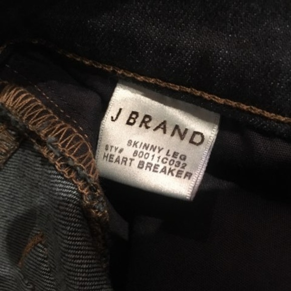 J Brand Skinny Jeans 26 Heart Breaker Wash - Picture 7 of 7